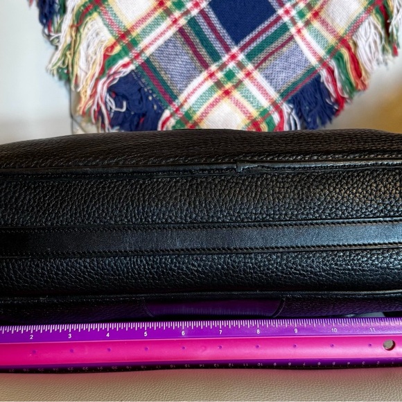 Dooney & Bourke Black Laptop Briefcase Bag with Structured Design - Picture 6 of 7